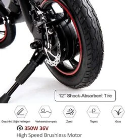 Windgoo B3 Mini-scooter - Opvouwbare Fiets - Zwart -Fiets Verkoop Winkel 1080x1200