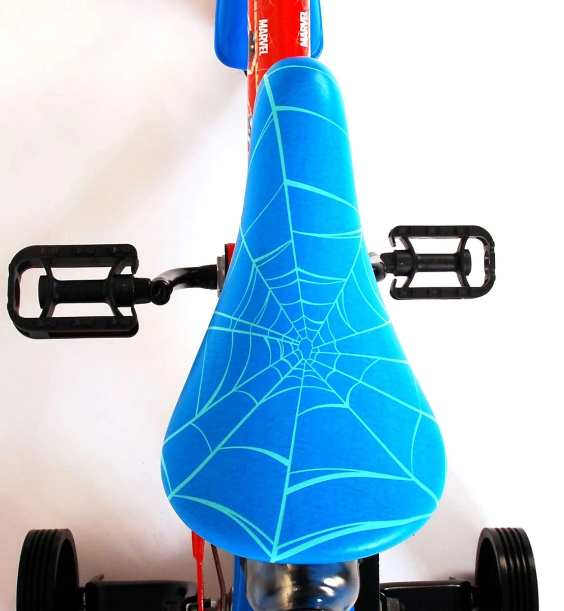 Volare Spider-Man Kinderfiets - Jongens - 12 Inch - Blauw/Rood 16 Volare Spider-Man Kinderfiets - Jongens - 12 Inch - Blauw/Rood - Afbeelding 16