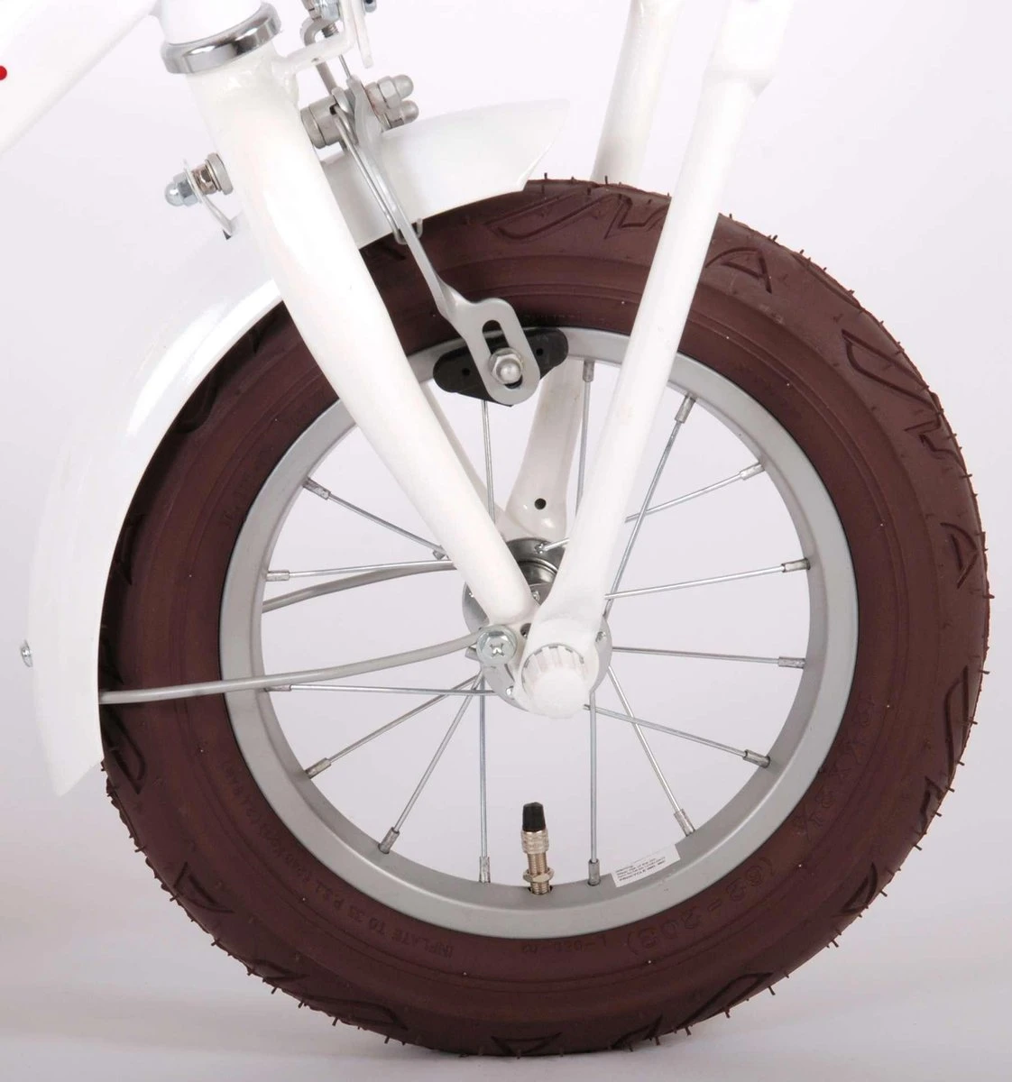 Volare Liberty Kinderfiets - Meisjes - 12 Inch - Wit - 95% Afgemonteerd 5 Volare Liberty Kinderfiets - Meisjes - 12 Inch - Wit - 95% Afgemonteerd - Afbeelding 5