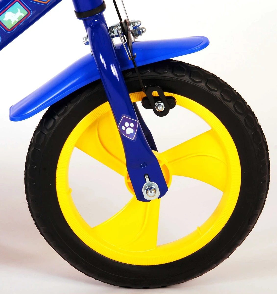 Nickelodeon Paw Patrol Kinderfiets - Jongens - 12 Inch - Blauw/Geel - Doortrapper 3 Nickelodeon Paw Patrol Kinderfiets - Jongens - 12 Inch - Blauw/Geel - Doortrapper - Afbeelding 3