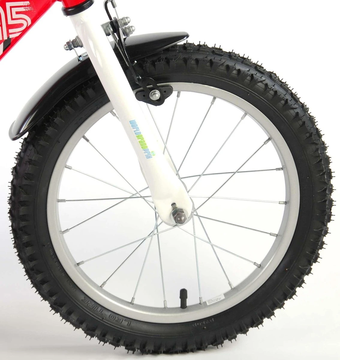 Volare Disney Cars Kinderfiets - Jongens - 16 Inch - Rood 16 Volare Disney Cars Kinderfiets - Jongens - 16 Inch - Rood - Afbeelding 16