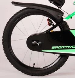 Volare Sportivo Kinderfiets - Jongens - 18 Inch - Neon Groen Zwart - 95% Afgemonteerd -Fiets Verkoop Winkel 1152x1200