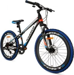 Supersuper Kiyoko Kinder Mountainbike - 7 Versnellingen - 24 Inch - Jongens - Zwart/Blauw -Fiets Verkoop Winkel 1186x1200 1