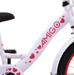 Amigo Sweetheart Meisjesfiets - Kinderfiets 20 Inch - Wit -Fiets Verkoop Winkel 1187x1200