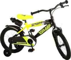 Volare Sportivo Kinderfiets - Jongens - 16 Inch - Neon Geel Zwart - 95% Afgemonteerd -Fiets Verkoop Winkel 1200x1009
