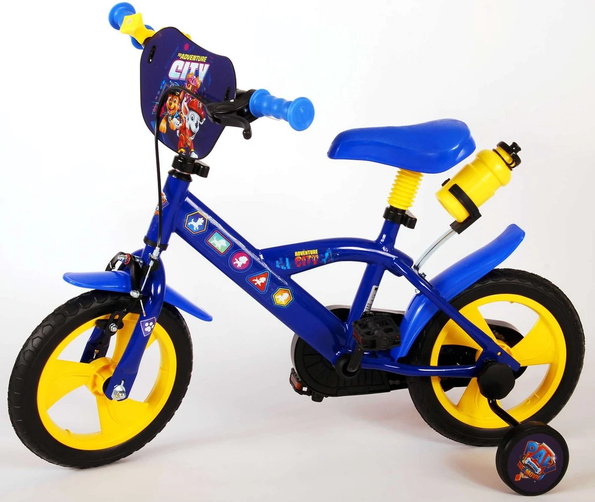 Nickelodeon Paw Patrol Kinderfiets - Jongens - 12 Inch - Blauw/Geel - Doortrapper 11 Nickelodeon Paw Patrol Kinderfiets - Jongens - 12 Inch - Blauw/Geel - Doortrapper - Afbeelding 11