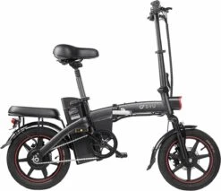 F-Wheel DYU A5 - Elektrische Vouwfiets - E Bike - 14 Inch - 7.5 Ah - 25km/u - Zwart -Fiets Verkoop Winkel 1200x1037