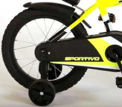 Volare Sportivo Kinderfiets - Jongens - 16 Inch - Neon Geel Zwart - 95% Afgemonteerd -Fiets Verkoop Winkel 1200x1047