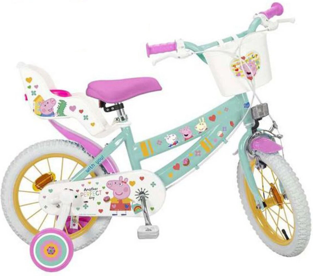 Fiets Toimsa Peppa Pig 14" 4-6 Jaar 1 Fiets Toimsa Peppa Pig 14" 4-6 Jaar