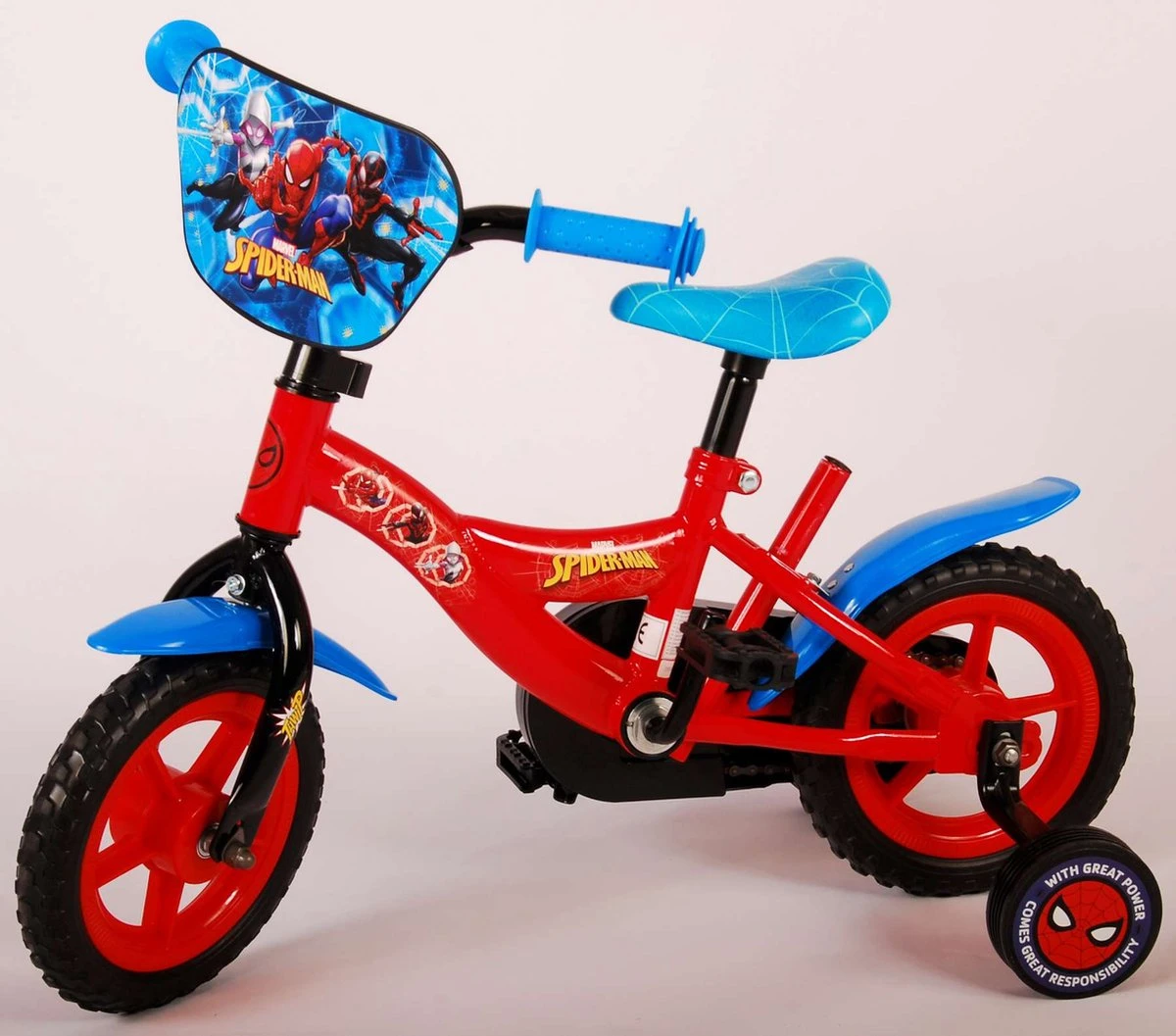 Marvel Spider-Man Kinderfiets - Jongens - 10 Inch - Rood/Blauw - Doortrapper 7 Marvel Spider-Man Kinderfiets - Jongens - 10 Inch - Rood/Blauw - Doortrapper - Afbeelding 7