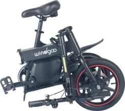 Windgoo B20 V2 - Smart E Bike - APP IOS Android - Elektrische Vouwfiets Zonder Gashandel - 250W - 14 Inch - 25 KM/H - Zwart -Fiets Verkoop Winkel 1200x1071
