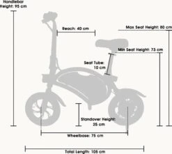 Windgoo - B3 Elektrische Long-Range E-Bike Met Trappers - E-bike - 25Km / H - Wit -Fiets Verkoop Winkel 1200x1072 1