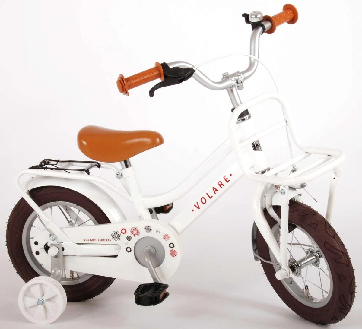 Volare Liberty Kinderfiets - Meisjes - 12 Inch - Wit - 95% Afgemonteerd 3 Volare Liberty Kinderfiets - Meisjes - 12 Inch - Wit - 95% Afgemonteerd - Afbeelding 3
