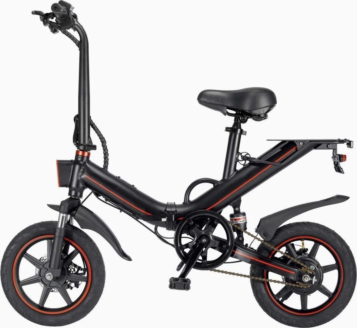 OUXI - V5 - 16 Inch - Elektrische Fiets - E Bike - Elektrische Vouwfiets - APP IOS/ Android - 500W Motor - 15Ah Lithuim Ion Batterij - Zwart