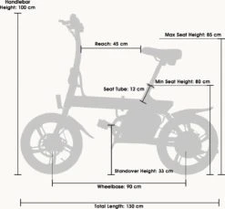Merkloos Windgoo B20 V3- APP IOS Android - Elektrische Vouwfiets - E Bike - 7.8Ah Batterij - 250W - 14 Inch - 25 KM/H - Zwart -Fiets Verkoop Winkel 1200x1111 1