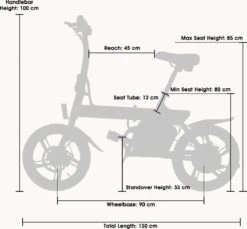 Merkloos Windgoo B20 PRO - E Bike - Elektrische Fiets - 16 Inch - 250W - 7.8Ah Batterij - Max. 25km/u - Zwart - Incl. GSM Houder -Fiets Verkoop Winkel 1200x1111 2