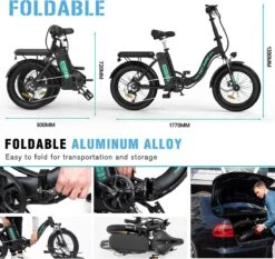 HITWAY E Bike Fat Tire Urban Opvouwbare Elektrische Fiets, 20 Inch, 250W/36V/11,2Ah Batterij Voor Heren En Dames -Fiets Verkoop Winkel 1200x1134