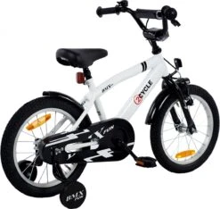 2Cycle BMX-Fun Kinderfiets - 16 Inch - Wit - Jongensfiets -Fiets Verkoop Winkel 1200x1135