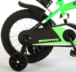 Volare Sportivo Kinderfiets - Jongens - 18 Inch - Neon Groen Zwart - 95% Afgemonteerd -Fiets Verkoop Winkel 1200x1137