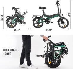 HITWAY Elektrische Fiets - Opvouwbare E-bike - 16 Inch-250W-2023 Model 16 HITWAY Elektrische Fiets - Opvouwbare E-bike - 16 Inch-250W-2023 Model -Fiets Verkoop Winkel 1200x1138 2