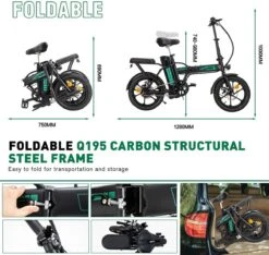 HITWAY Elektrische Fiets Voor, Stadsfietsen Opvouwbaar, E-BIKE, 7.5Ah Batterij, 250W Motor, Actieradius Tot 45 Km - BK5 -Fiets Verkoop Winkel 1200x1138