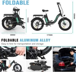 HITWAY Elektrische Fiets | 20" Opvouwbare Volwassen Vette Fiets | Batterij 36V/11,2Ah,Motor 250W, Max Bereik 35-90km | E Bike City -Fiets Verkoop Winkel 1200x1142 1