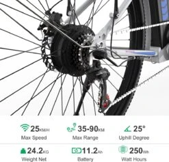 HITWAY Elektrische Fiets, 26 Inch, 250 W Motor, Li-batterij 36 V/11,2 Ah Ebike, Shimano 7 Versnellingen, Tot 35-90 Km -Fiets Verkoop Winkel 1200x1153 1