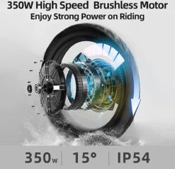 F-Wheel DYU A5 - Elektrische Vouwfiets - E Bike - 14 Inch - 7.5 Ah - 25km/u - Zwart -Fiets Verkoop Winkel 1200x1154