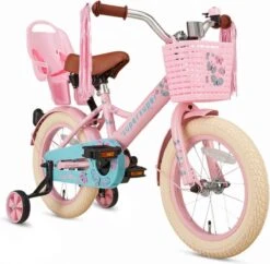 Supersuper Little Miss - Kinderfiets - Meisjesfiets - 14 Inch - Roze -Fiets Verkoop Winkel 1200x1175