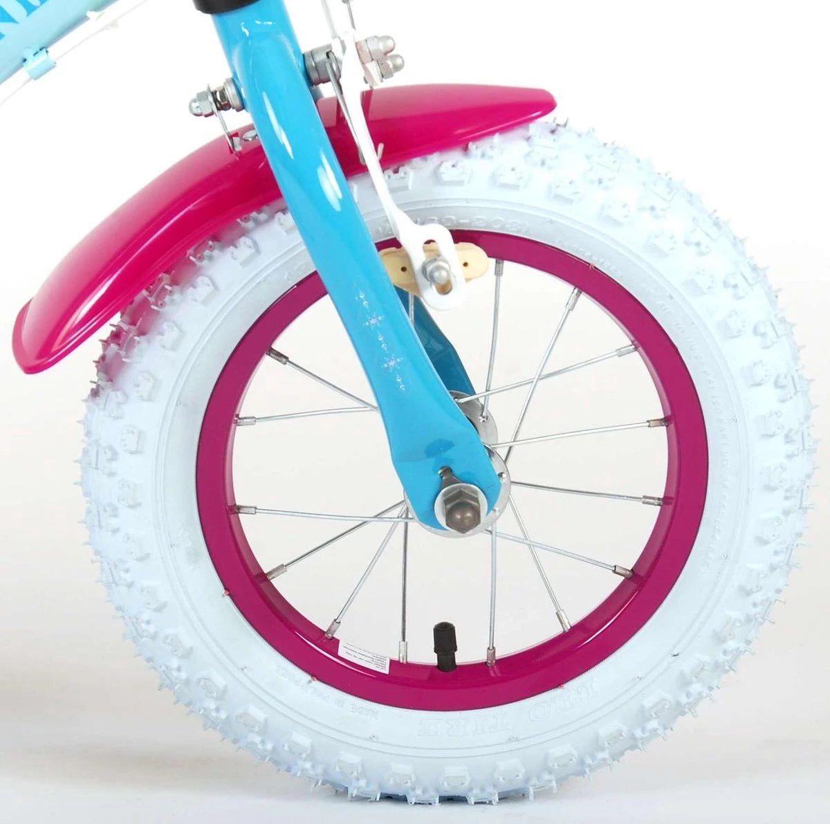 Volare Disney Frozen 2 Kinderfiets - Meisjes - 12 Inch - Blauw/Paars - Twee Handremmen 5 Volare Disney Frozen 2 Kinderfiets - Meisjes - 12 Inch - Blauw/Paars - Twee Handremmen - Afbeelding 5