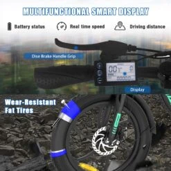 HITWAY Elektrische Fiets - E-Bike - 20 Inch- Fatbike - 250 W- Shimano 7 Versnellingen 15 HITWAY Elektrische Fiets - E-Bike - 20 Inch- Fatbike - 250 W- Shimano 7 Versnellingen -Fiets Verkoop Winkel 1200x1200 114