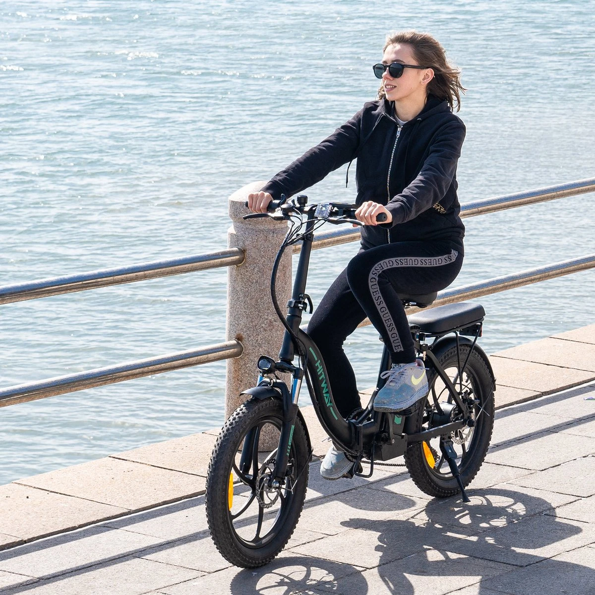 HITWAY Elektrische Fiets - E-Bike - 11,2Ah - 250 W - 20 Inch Fatbike 2 HITWAY Elektrische Fiets - E-Bike - 11,2Ah - 250 W - 20 Inch Fatbike - Afbeelding 2