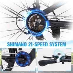 Hitway Elektrische Fiets Off-Road | Electric Mountain Bike | E-bike | 250W Motor | 26 Inch | Zwart -Fiets Verkoop Winkel 1200x1200 145