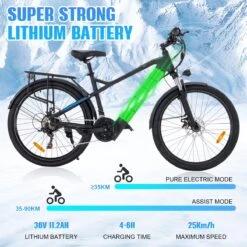 Hitway Elektrische Fiets Off-Road | Electric Mountain Bike | E-bike | 250W Motor | 26 Inch | Zwart -Fiets Verkoop Winkel 1200x1200 148