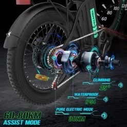 HITWAY Elektrische Fiets - E-Bike - 20 Inch Fatbike - 250 W- Shimano 7 Versnellingen -Fiets Verkoop Winkel 1200x1200 32