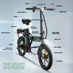 HITWAY Elektrische Fiets Voor, Stadsfietsen Opvouwbaar, E-BIKE, 7.5Ah Batterij, 250W Motor, Actieradius Tot 45 Km - BK5 -Fiets Verkoop Winkel 1200x1200 34