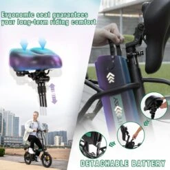 Hitway Elektrische Fiets | Opvouwbare E-bike | 16 Inch | 250W Motor | Zwart -Fiets Verkoop Winkel 1200x1200 53