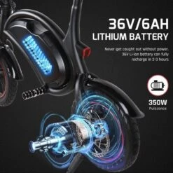 Windgoo B3 Mini-scooter - Opvouwbare Fiets - Zwart -Fiets Verkoop Winkel 1200x1200 7