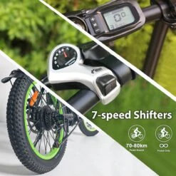 Merkloos Windgoo E20 Urban- Elektrische Fiets - E-bike - 20Inch - 12.5Ah - APP - Fat Tire - 7 Speed Shimano -Fiets Verkoop Winkel 1200x1200 91