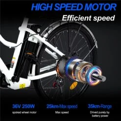 Elektrische Fiets E-Fietsen | E-bike- 26 Inch - Volwassen 250w Elektrische Fiets Volwassen-BK1-Wit -Fiets Verkoop Winkel 1200x1200 95