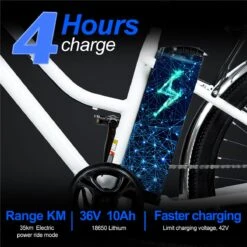 Elektrische Fiets E-Fietsen | E-bike- 26 Inch - Volwassen 250w Elektrische Fiets Volwassen-BK1-Wit -Fiets Verkoop Winkel 1200x1200 98