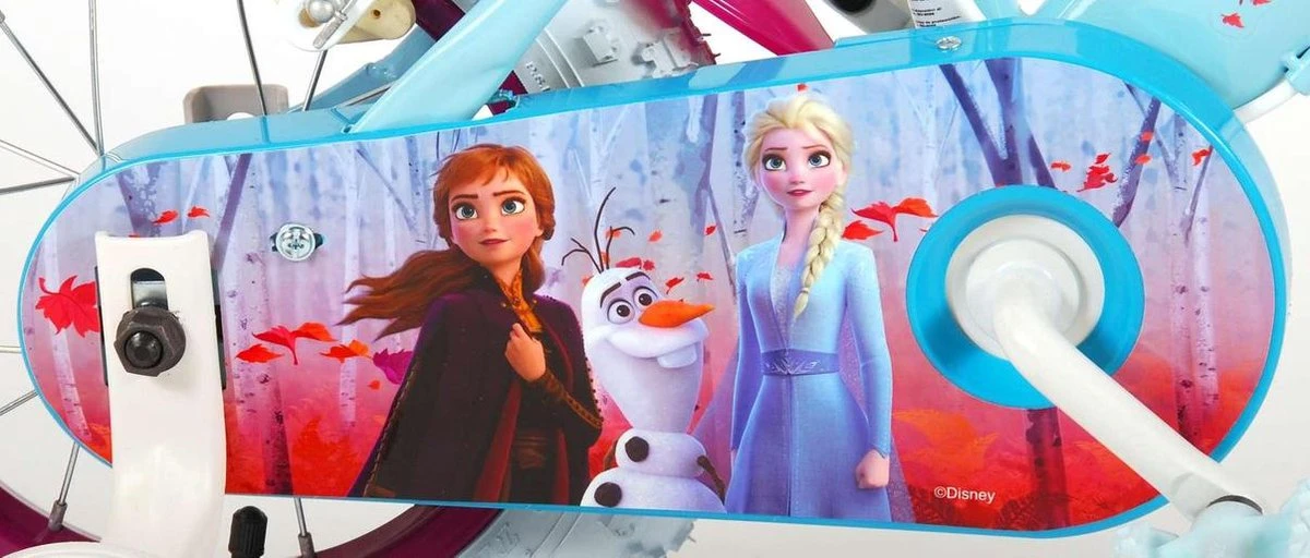 Volare Disney Frozen 2 Kinderfiets - Meisjes - 12 Inch - Blauw/Paars - Twee Handremmen 14 Volare Disney Frozen 2 Kinderfiets - Meisjes - 12 Inch - Blauw/Paars - Twee Handremmen - Afbeelding 14