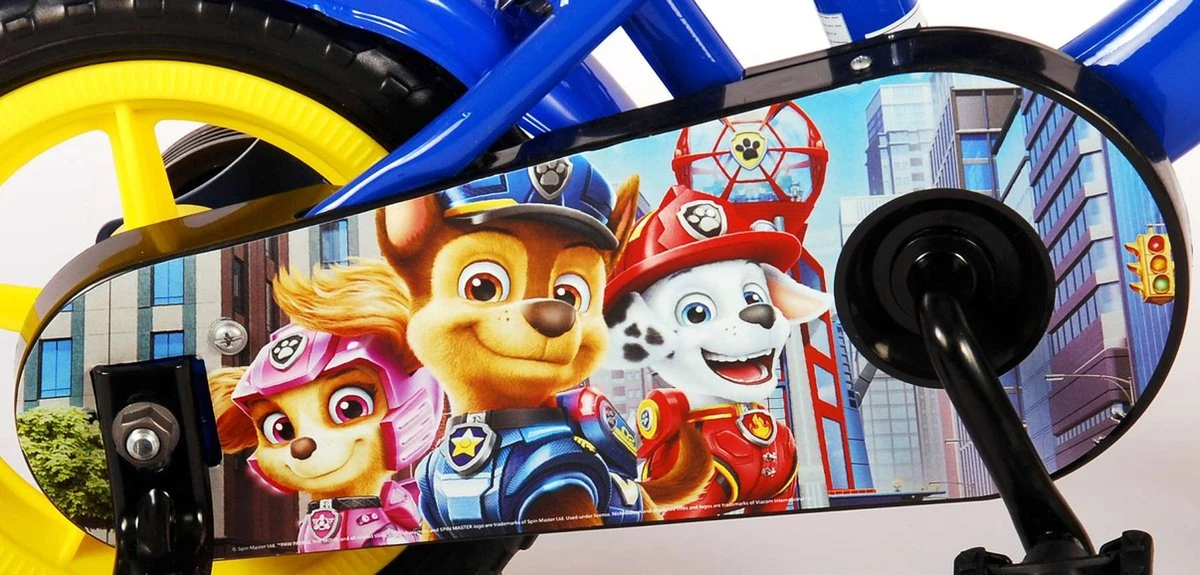 Nickelodeon Paw Patrol The Movie Kinderfiets - Jongens - 10 Inch - Blauw - Doortrapper 3 Nickelodeon Paw Patrol The Movie Kinderfiets - Jongens - 10 Inch - Blauw - Doortrapper - Afbeelding 3