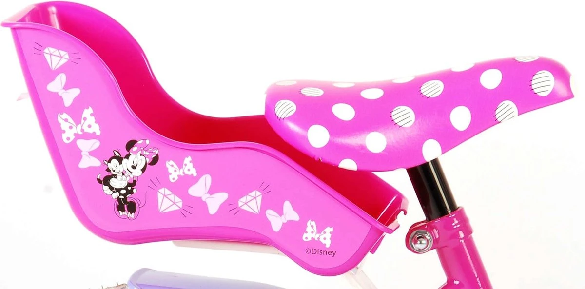 Disney Minnie Cutest Ever! Kinderfiets - Meisjes - 16 Inch - Roze 3 Disney Minnie Cutest Ever! Kinderfiets - Meisjes - 16 Inch - Roze - Afbeelding 3