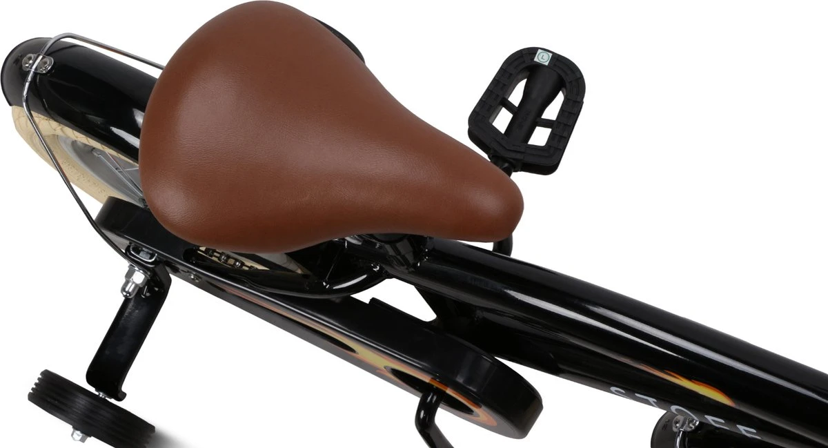 SJOEF Cruise Jongensfiets 12 Inch - Zwart 7 SJOEF Cruise Jongensfiets 12 Inch - Zwart - Afbeelding 7