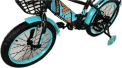 Kinderfiets - 16 Inch Kinderfiets -vanaf 4-7 Jaar Jongens En Meisjes Fietsen - Terugtrap -Rem -Stabilisatoren（2 Zijwieltjes）- Mandje - Achterbank - Groen -Fiets Verkoop Winkel 1200x672