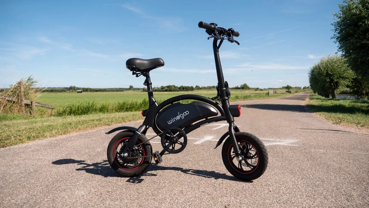 Windgoo - B3 Elektrische Long-Range E-Bike Met Trappers - E-bike - 25Km / H - Zwart 8 Windgoo - B3 Elektrische Long-Range E-Bike Met Trappers - E-bike - 25Km / H - Zwart - Afbeelding 8