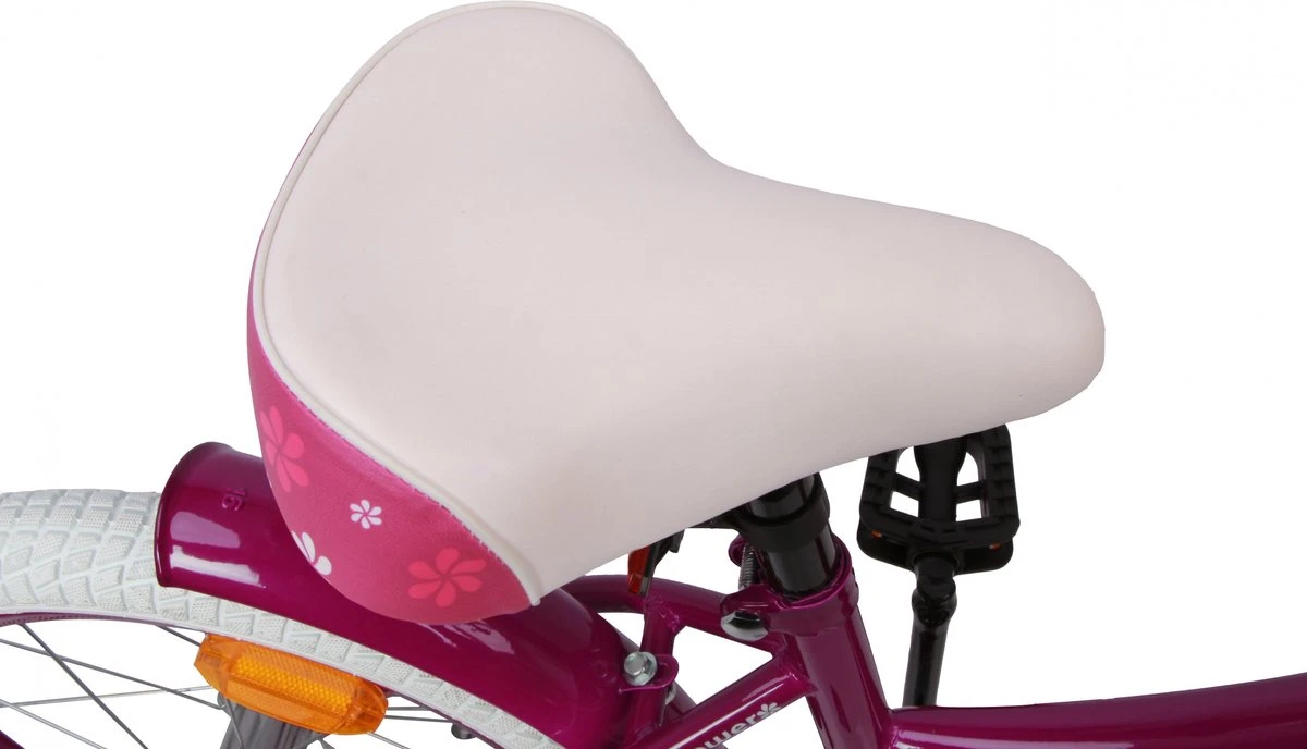 Amigo Flower Meisjesfiets - Kinderfiets 16 Inch - Paars 5 Amigo Flower Meisjesfiets - Kinderfiets 16 Inch - Paars - Afbeelding 5