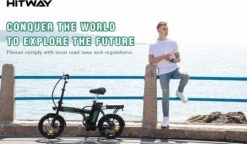 HITWAY Elektrische Fiets Met 36V 7.5Ah Verwijderbare Batterij, Bereik Tot 75 Km Lange Afstand Elektrische Fiets 16 Inch, 250W Achtermotor E-Citybike Holland Bike -Fiets Verkoop Winkel 1200x698