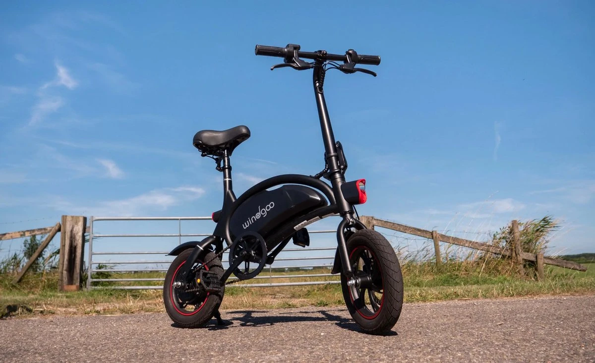Windgoo - B3 Elektrische Long-Range E-Bike Met Trappers - E-bike - 25Km / H - Zwart 6 Windgoo - B3 Elektrische Long-Range E-Bike Met Trappers - E-bike - 25Km / H - Zwart - Afbeelding 6
